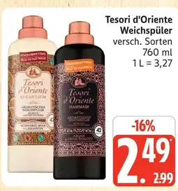 Marktkauf Tesori d'oriente weichspüler Angebot