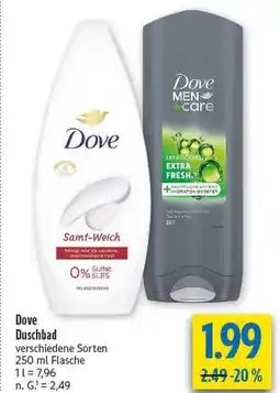 diska Dove duschbad Angebot