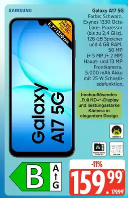 Marktkauf Samsung galaxy a17 5g Angebot