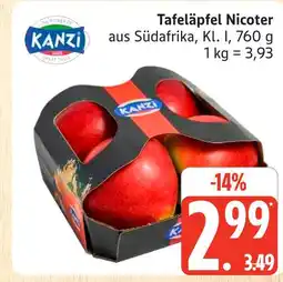 Marktkauf Kanzi tafeläpfel nicoter Angebot