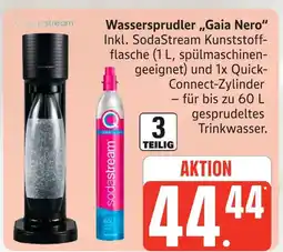 Marktkauf Sodastream wassersprudler „gaia nero“ Angebot