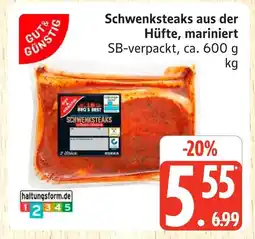 Marktkauf Schwenksteaks aus der hüfte Angebot