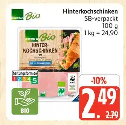 Marktkauf Edeka bio hinterkochschinken Angebot