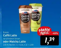 KONSUM Emmi caffè latte oder matcha latte Angebot