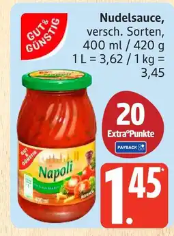 Marktkauf Gut & günstig nudelsauce Angebot