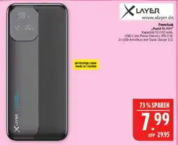 Marktkauf Xlayer powerbank „rapid 10.000“ Angebot
