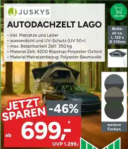 Marktkauf Juskys autodachzelt lago Angebot