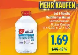 diska Gut & günstig destilliertes wasser Angebot