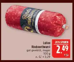 Marktkauf Rindsmettwurst Angebot
