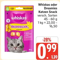 Marktkauf Whiskas katzen snack Angebot