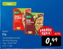 KONSUM Knorr fix Angebot