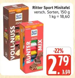 Marktkauf Ritter sport minitafel Angebot