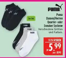 Marktkauf Puma quarter- oder sneaker socken Angebot