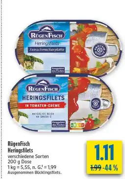 diska Rügenfisch heringsfilets feinschmeckerplatte Angebot
