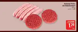 Marktkauf Hamburger patties Angebot