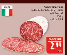 Marktkauf Salami finoccion Angebot