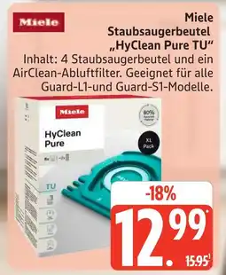 Marktkauf Miele staubsaugerbeutel „hyclean pure tu“ Angebot