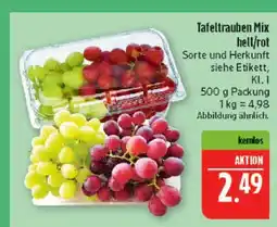 Marktkauf Tafeltrauben mix hell/rot Angebot