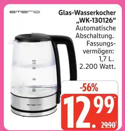 Marktkauf Emerio glas-wasserkocher Angebot