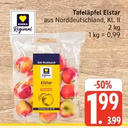 Marktkauf Edeka regional tafeläpfel elstar Angebot