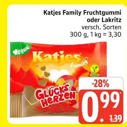 Marktkauf Katjes family fruchtgummi oder lakritz Angebot