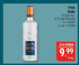 Marktkauf 9 mile vodka Angebot