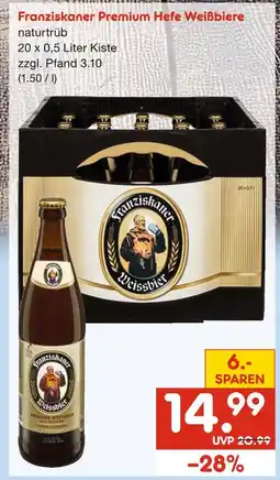 Netto Marken-Discount Franziskaner premium hefe weißbiere Angebot