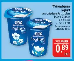Marktkauf Weihenstephan joghurt Angebot