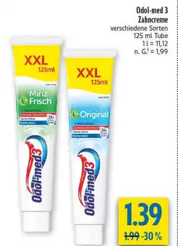 diska Odol-med 3 minz frisch Angebot