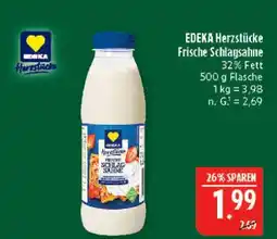 Marktkauf Edeka herzstücke frische schlagsahne Angebot