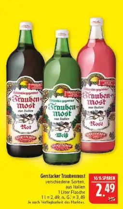 Marktkauf Gerstacker traubenmost Angebot