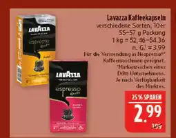 Marktkauf Lavazza kaffeekapseln Angebot