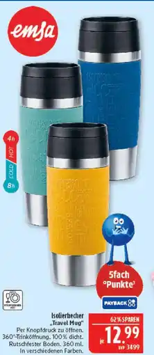 Marktkauf Emsa isolierbecher travel mug Angebot