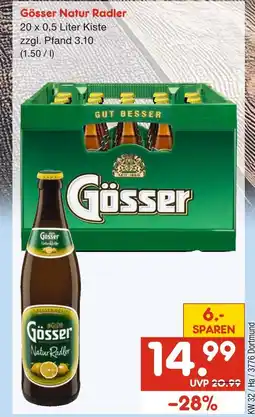 Netto Marken-Discount Gösser natur radler Angebot
