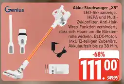 Marktkauf Genius akku-staubsauger „x5“ Angebot
