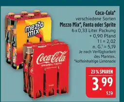 Marktkauf Coca-cola mezzo mix Angebot