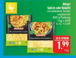 Marktkauf Bürger spätzle Angebot
