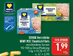 Marktkauf Edeka herzstücke wwf msc thunfisch filets Angebot