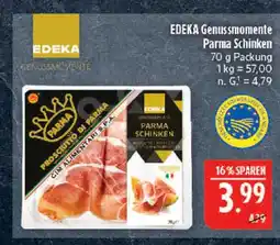 Marktkauf Edeka genussmomente parma schinken Angebot