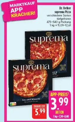 Marktkauf Dr. oetker suprema pizza Angebot