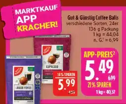 Marktkauf Gut & günstig coffee balls Angebot