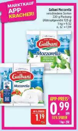Marktkauf Galbani mozzarella Angebot