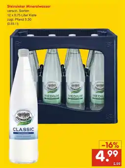 Netto Marken-Discount Steinsieker mineralwasser Angebot