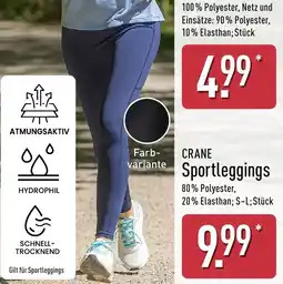 Aldi Nord CRANE Sportleggings Angebot