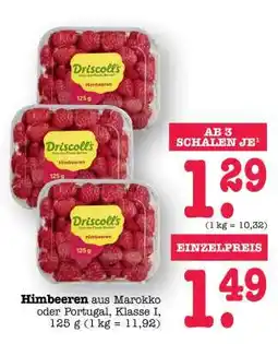 Scheck-in-Center Driscoll’s Himbeeren Angebot