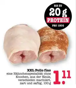 Scheck-in-Center XXL Pollo fino Angebot