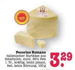 Scheck-in-Center Pecorino Romano Angebot
