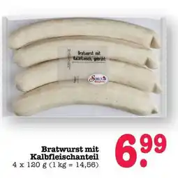 Scheck-in-Center Bratwurst mit Kalbfleischanteil Angebot