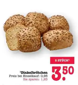 Scheck-in-Center Dinkelbrötchen Angebot