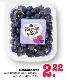 Scheck-in-Center Heidelbeeren Angebot